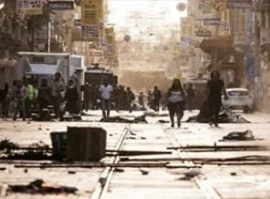 Taksim'de olaylar tekrar başladı