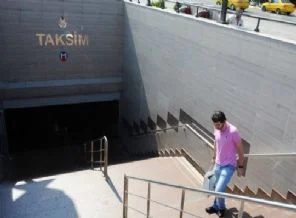 Taksim Metro istasyonu iptal