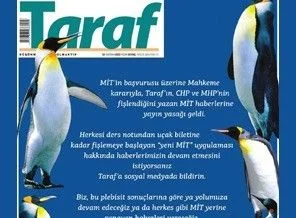 Taraf'tan MİT haberlerine getirilen yayın yasağına tepki
