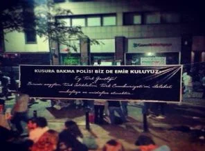 Twitter bu pankartı konuşuyor