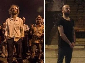 Ünlü oyuncu da 'duran adam' oldu