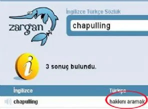 Zargan sözlükten 'çapulcu' desteği
