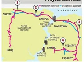 3. köprünün planı değişti, işte o plan
