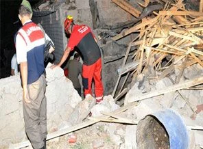 Aksaray'da korkutan patlama