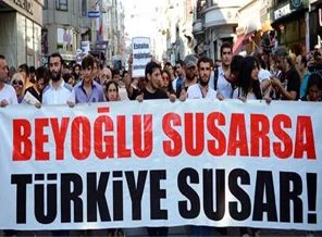 Beyoğlu esnafı yürüdü
