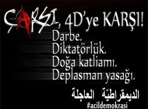 Çarşı Mısır'daki darbeye de karşı