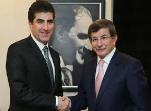Davutoğlu, Barzani ile görüştü