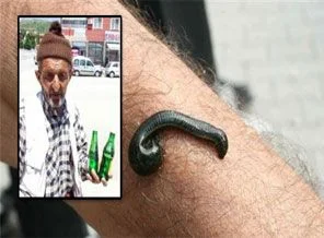 Ekmeğini 47 yıldır sülük satarak kazanıyor