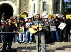 Grup Yürüyüş 'Şuheda' marşına klip çekti