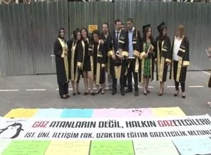 İletişim mezunlarından Gezi protestosu