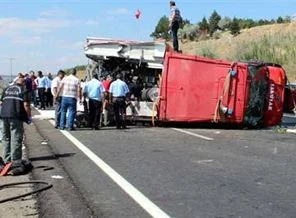İtfaiyeciler kaza kurbanı