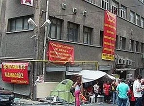 Kazova işçilerinin eylemi devam ediyor