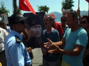 Marmaris'te TC gerginliği