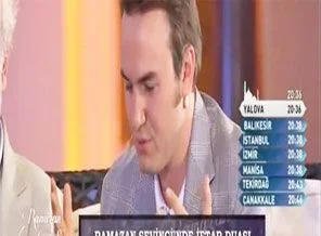 Mustafa Ceceli'den canlı yayında iftar duası