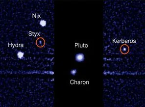 Plüton'un uyduları: Kerberos ve Styx