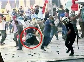 Sarısülük soruşturması: Önce silahını çekti sonra kalabalığa daldı