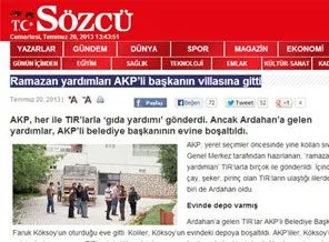 Sözcü'nün bir 'AK Parti balonu' daha patladı