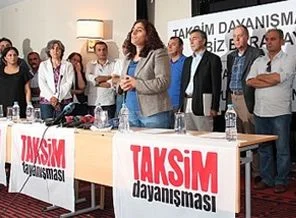 'Taksim Dayanışması biziz, buradayız'
