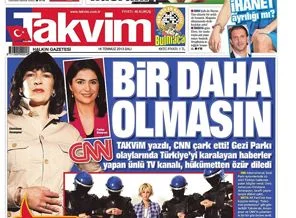 Taraf gazetesi yazarı Takvim'i topa tuttu