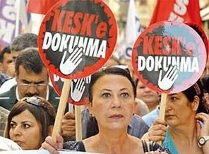 Tutuklu 8 KESK'liye tahliye