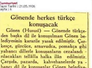 Anadil yasağı Türkiye'de böyle uygulanmıştı