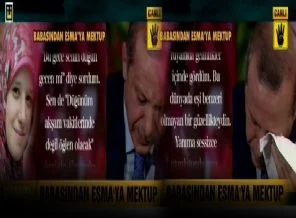 Başbakan canlı yayında Esma için ağladı