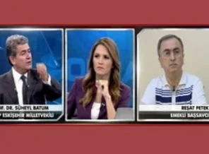 Batum ile Petek canlı yayında birbirine girdi