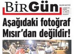 Bir Gün gazetesi Suriye'deki katliamı görmedi