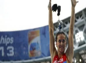 Böyle olur Isinbaeva'nın vedası!