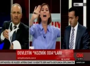 Canlı yayında konukları susturan çıkış
