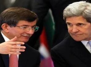Davutoğlu Kerry ile Mısır'ı görüştü