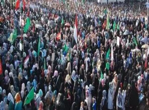 Diyarbakır'da Mısır'a destek mitingi