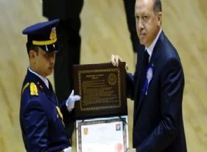 Erdoğan''ın katıldığı GATA''daki törende bir ilk