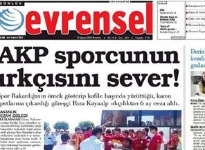 Evrensel'in manşetindeki karikatür, Başbakan Erdoğan'ı çok kızdıracak