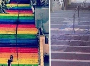 Fındıklı merdivenleri tekrar renklendi ama...