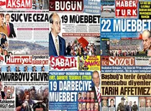 Gazeteler müebbet sayısında anlaşamadı!