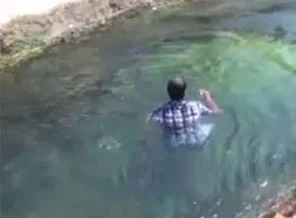 İntihar etmek için atladığı suda yüzdü