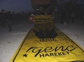 Kapadokya'da balonlar Suriye, Mısır ve Filistin için uçtu