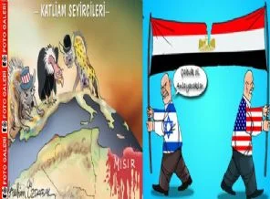 Karikatürlerle Mısır katliamı
