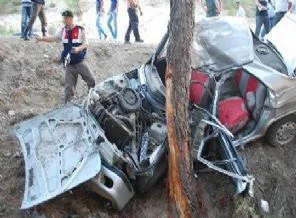 Manisa'da feci kaza