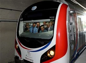 Marmaray'da ilk test sürüşü Erdoğan'dan