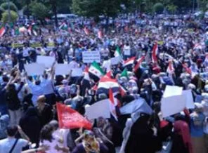 Mısır katliamına dualı protesto
