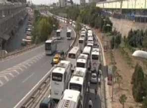 Otobüsler Esenler Otogarı'na giremedi