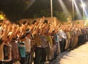 Şanlıurfa'da Suriye protestosu