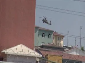 Silivri'de askeri helikopter hareketliliği