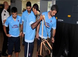 Trabzonspor dev maç için İstanbul'da