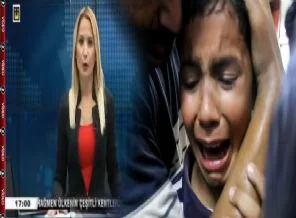 Ülke TV spikeri gözyaşlarına boğuldu