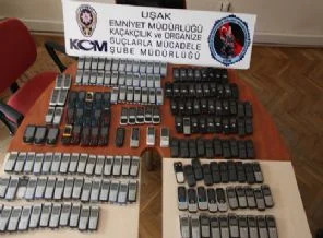 Uşak'ta kaçakçılık operasyonları