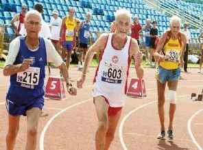 91'lik rekortmen maratoncu