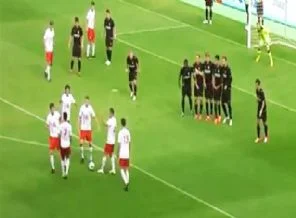 Amatör maçta süper gol